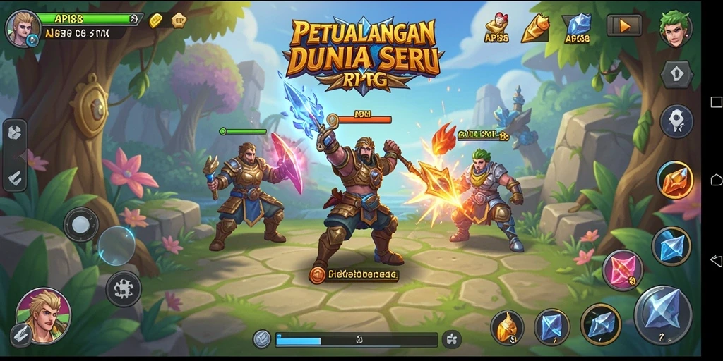 Menampilkan gameplay seru di dunia RPG API88.