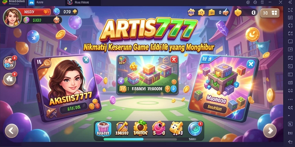 Tampilan gameplay <strong>ARTIS777</strong> yang seru dan penuh warna.