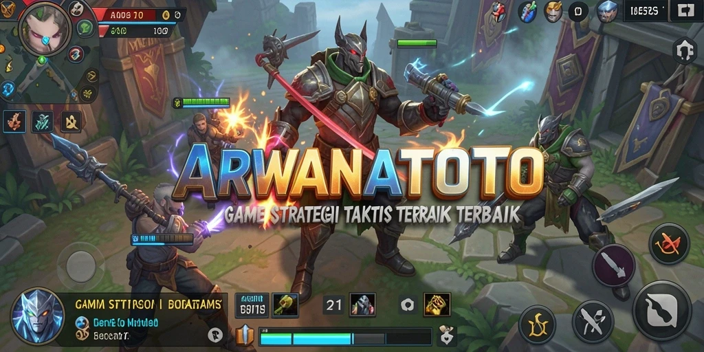 Tampilan gameplay menegangkan di ARWANATOTO dengan strategi mendalam.