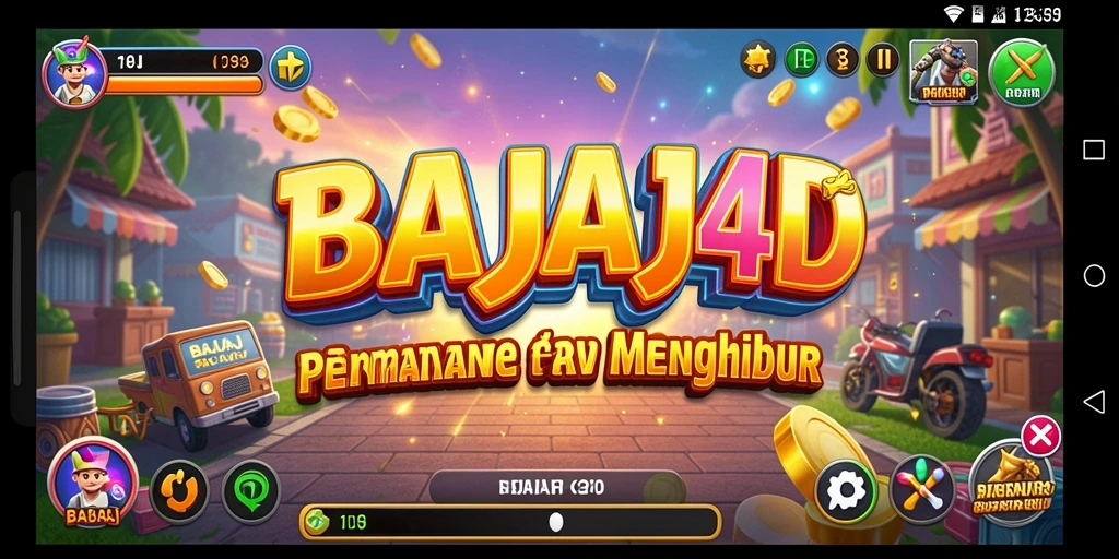 Screenshot menunjukkan gameplay seru dari BAJAJ4D di level yang menantang.