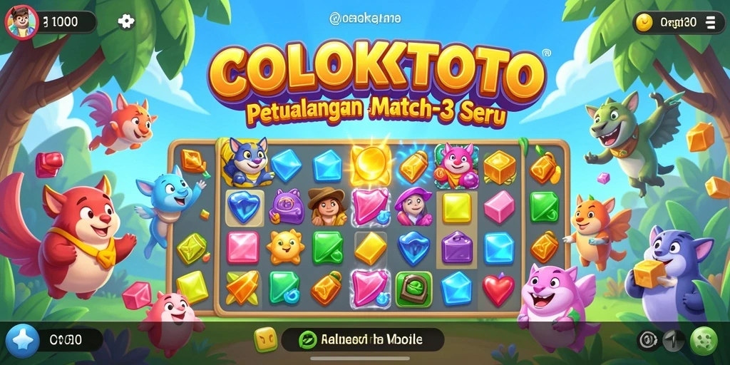 Gameplay COLOKTOTO yang menarik dan penuh warna.