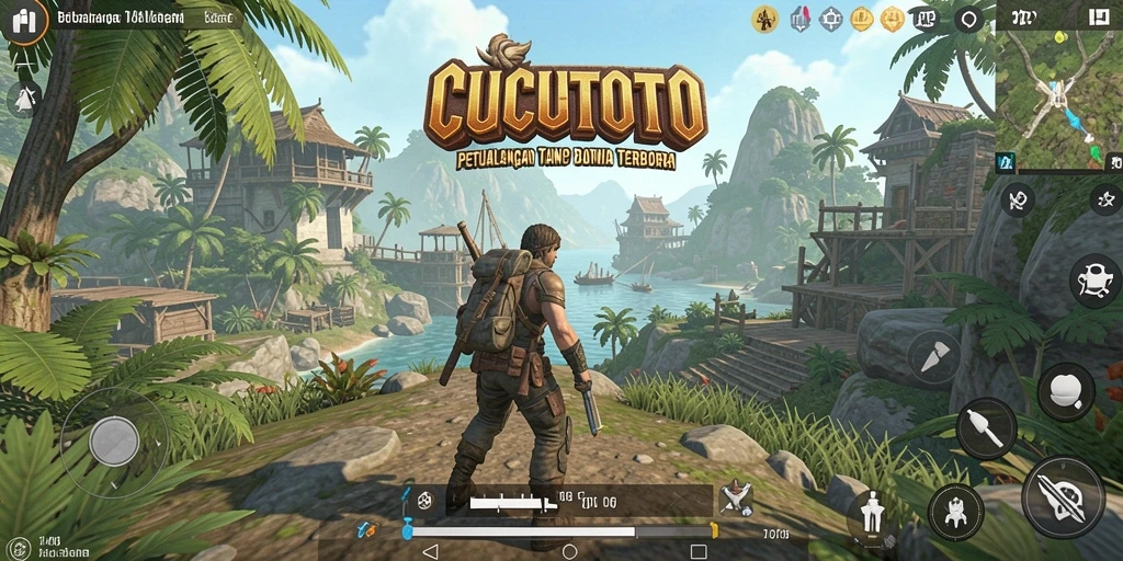 Tampilan gameplay yang menakjubkan di dunia terbuka CUCUTOTO.