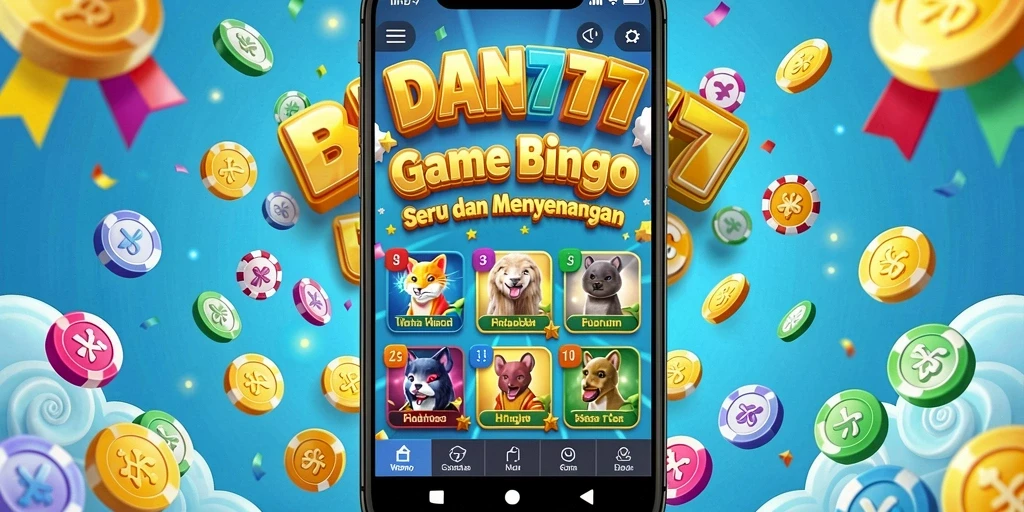 Tampilan gameplay menarik Bingo di DAN777 yang seru.