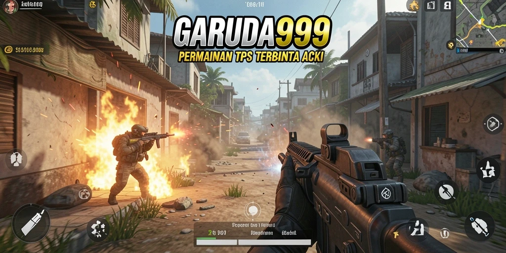 Screenshot gameplay GARUDA999 dengan aksi menegangkan dalam TPS.