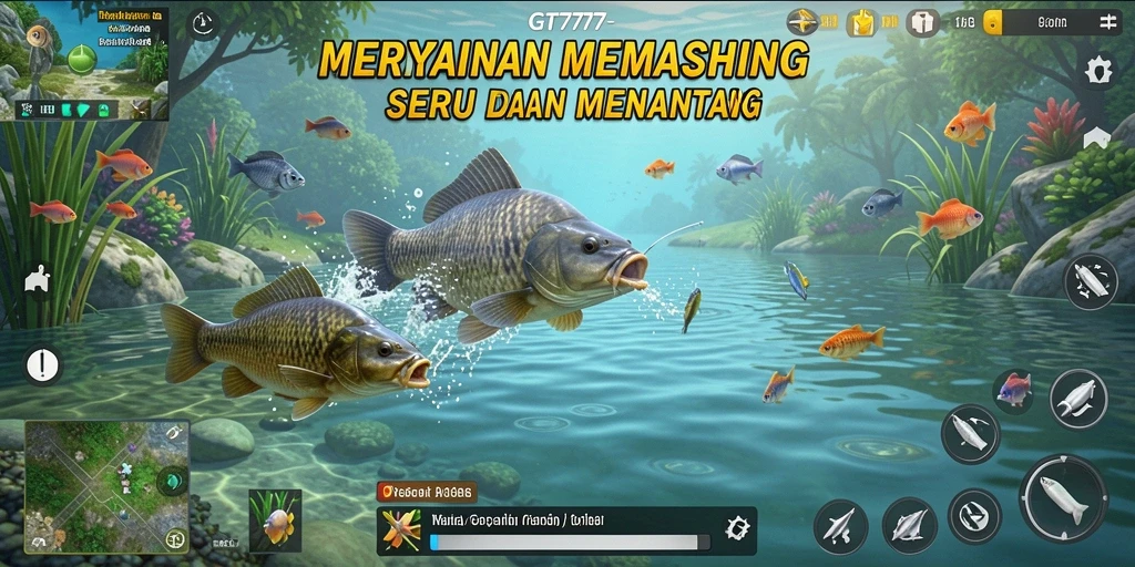 Tangkapan ikan besar dan grafis menawan di GT777.