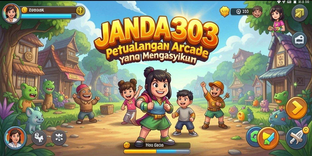 Tangkapan layar JANDA303 menunjukkan aksi permainan arcade yang mengasyikkan.