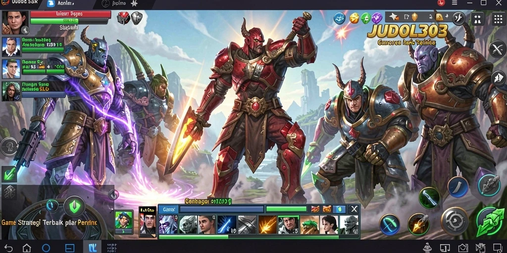 Tampilan menarik dari gameplay SLG di JUDOL303