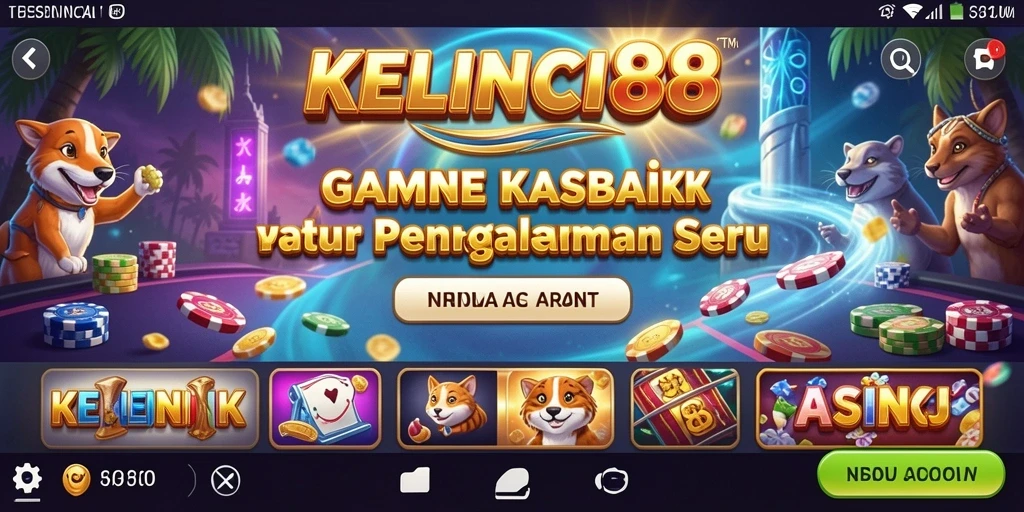 Tampilan gameplay KELINCI88 yang penuh warna dan mengasyikkan.