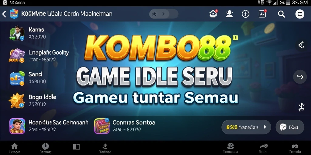 Tangkapan layar KOMBO88 yang menampilkan gameplay santai dan strategi.