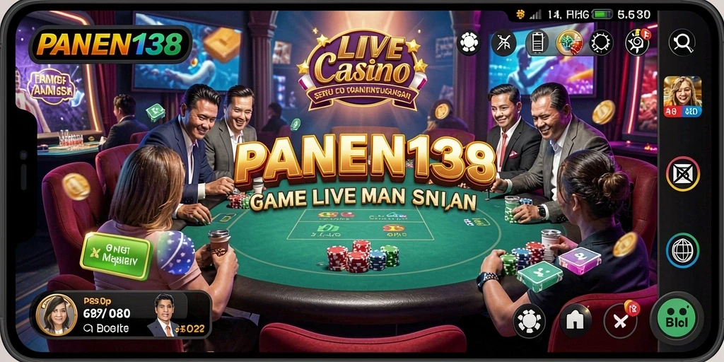 Screenshot gameplay Live Casino yang menarik dan interaktif.