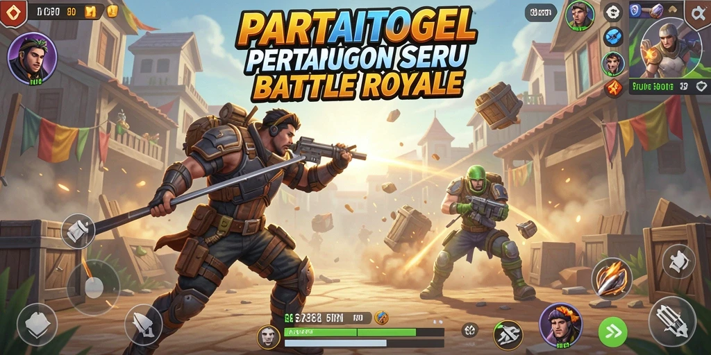 Tampilan menegangkan dari pertempuran di PARTAITOGEL.