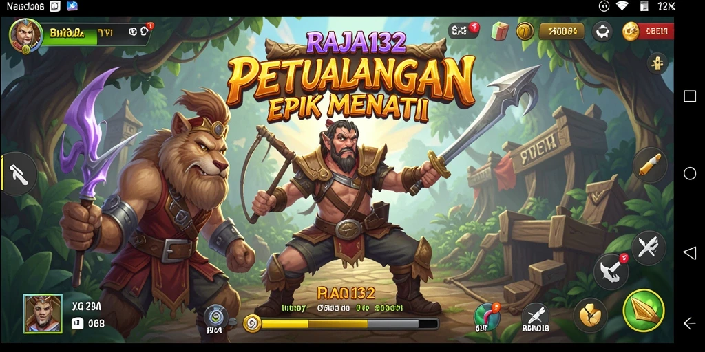 Screenshot gameplay <strong>RAJA132</strong> menunjukkan momen penuh aksi.