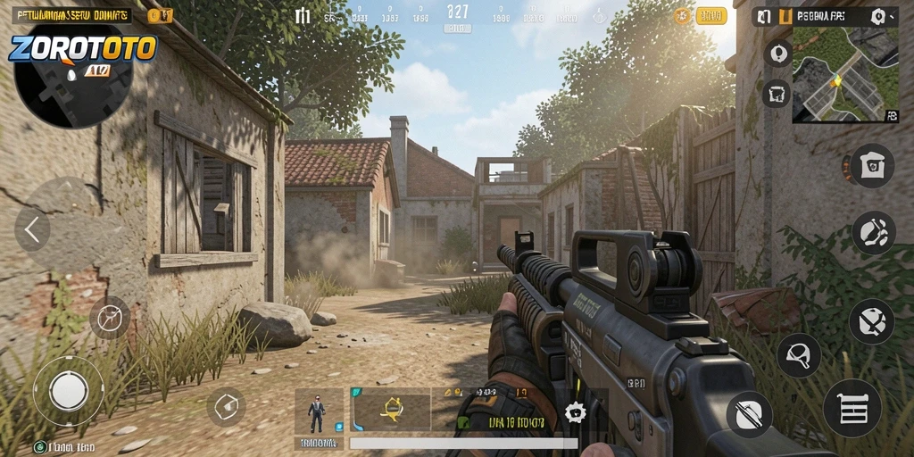 Gameplay mendebarkan dalam ZOROTOTO, penuh aksi seru.